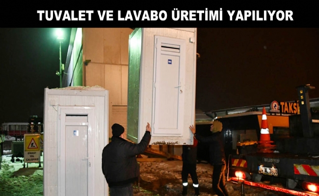 10 Çift Tuvalet Deprem Bölgesine Gönderilecek