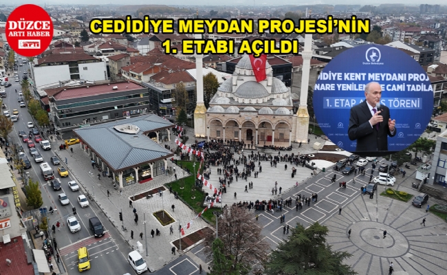 20 yeni işyeri ve cedidiye camii yeni yüzü ile hizmette