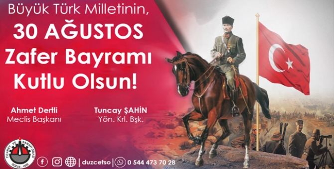 30 Ağustos Kahramanlarını Saygıyla Anıyoruz