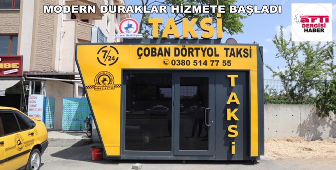 3 Modern Durak Hizmete Başladı