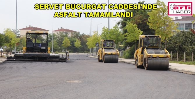 600 Metre Asfalt Serildi