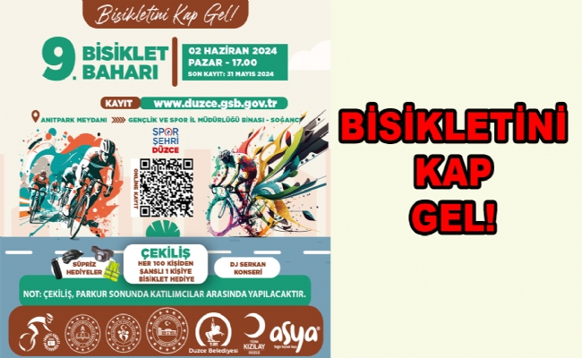 9.Bisiklet Baharı Yapılacak