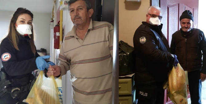 İhtiyaçlarını Polis Karşılıyor