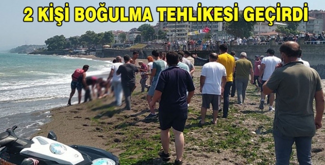 İki Kişi Boğulmaktan Son Anda Kurtarıldı