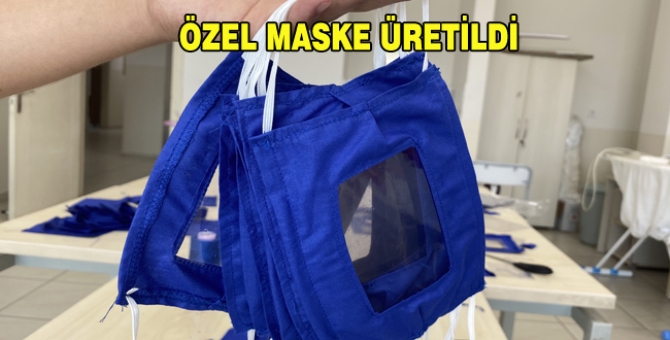 İşitme Engellilere Özel Maske Ürettiler