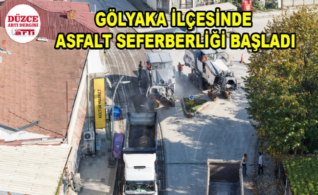 Asfaltlama Çalışması Başladı