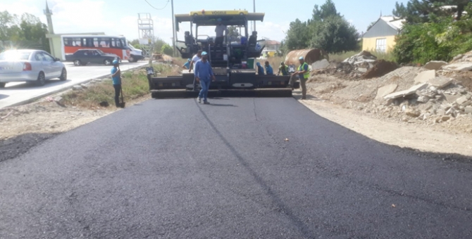 Asfaltlama Çalışması Devam Ediyor