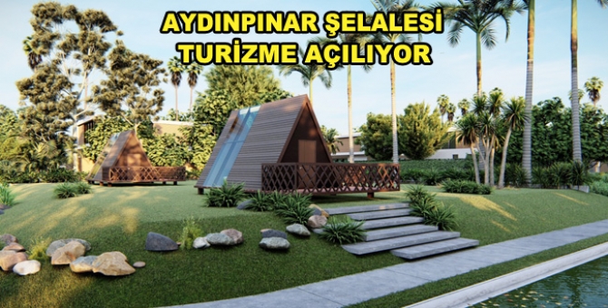 Aydınpınar’da Bungalovlar Yapılıyor