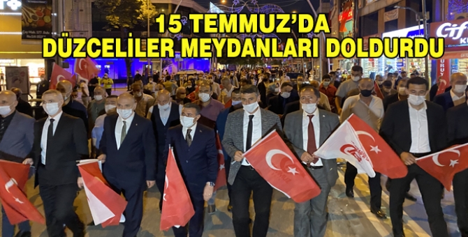Binlerce Kişi 15 Temmuz Şehitlerini Andı