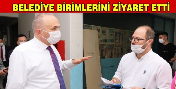 Birim Müdürlerinden Bilgi Aldı