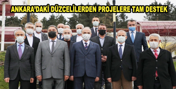 Başkan Özlü, Ankara Düzceliler Derneğini Ağırladı