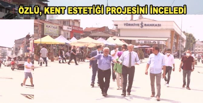 Başkan Özlü’den Kent Estetiği Mesaisi