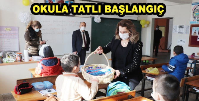 Belediye’den Okula Hoş Geldin Hediyesi