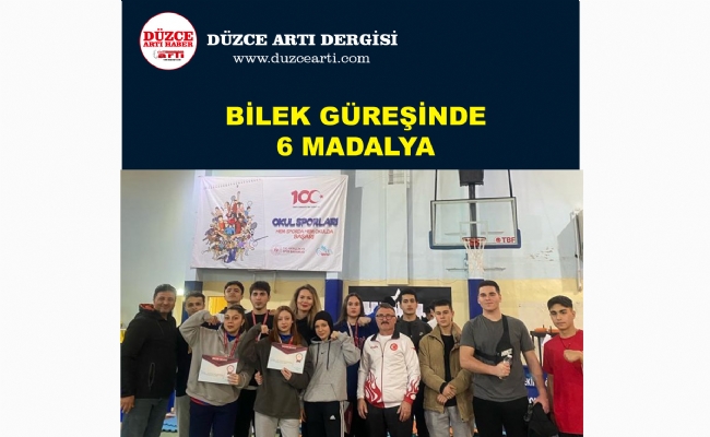 Bilek Güreşinde 6 Madalya