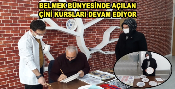 Çini Kursu Devam Ediyor