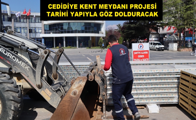 Cami-Çarşı-Meydan Projesinde Çalışmalar Sürüyor