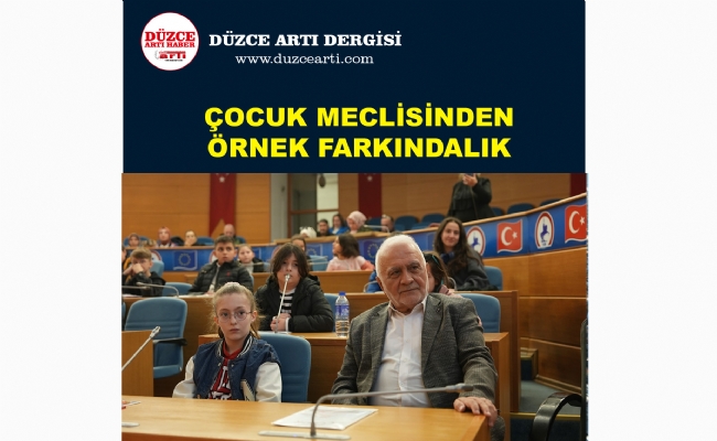 Çocuk Meclisinden Örnek Farkındalık