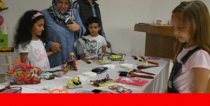 Çocuklar Hünerlerini Sergiledi