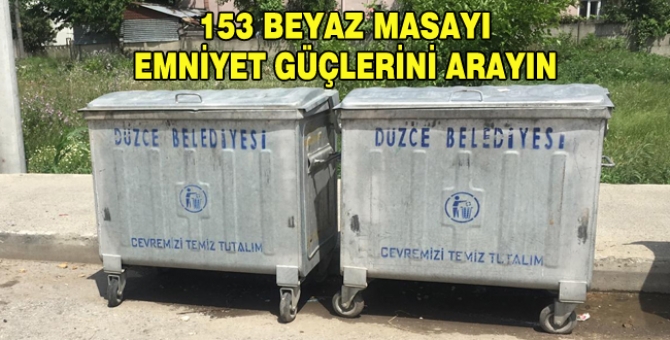 Çöp Konteynerları Çalınıyor