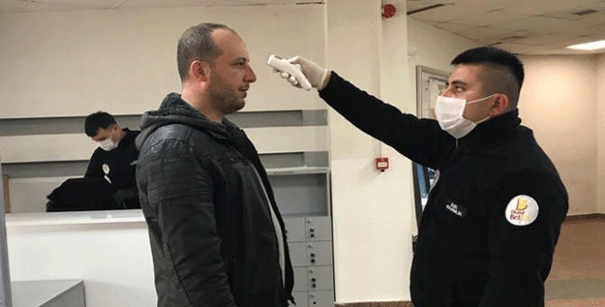 Düzce Belediyesinde Ateş Ölçerli Önlem