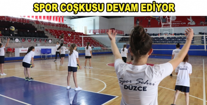Düzce Spor Şehri Olma Yolunda İlerliyor