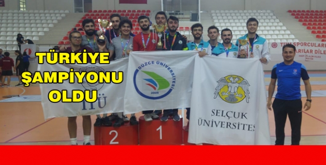 Düzce Üniversitesi Türkiye Şampiyonu Oldu