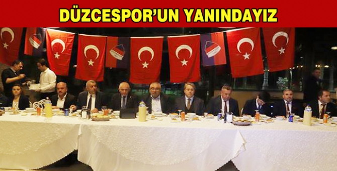 Düzcespor’umuzun Destekliyoruz