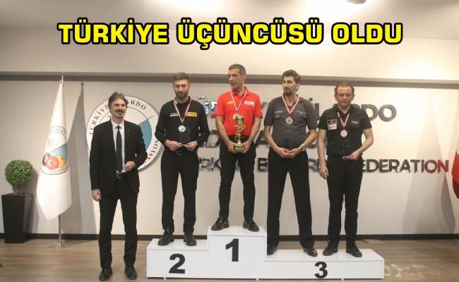 Emrullah Başeğmez Türkiye Üçüncüsü