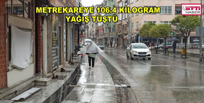 En Çok Yağış Alan İlçe Yığılca Oldu