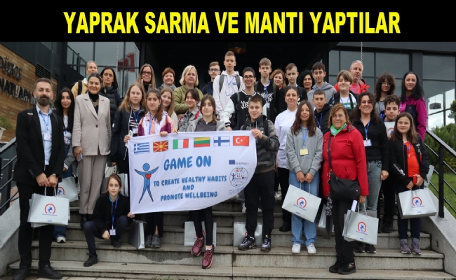 Erasmus Öğrencileri Mutfak Sanatları Merkezi’nde