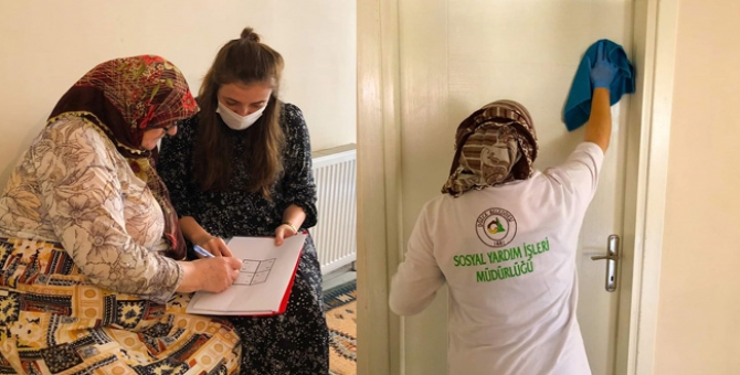 Evde Bakım Hizmeti Devam Ediyor