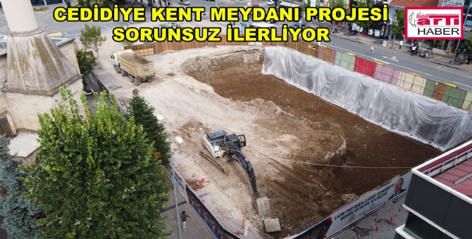 Hem Kazı Hem Zemin İyileştirme Yapılıyor
