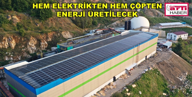 Katı Atık Tesisine Güneş Panelleri Yerleştirildi