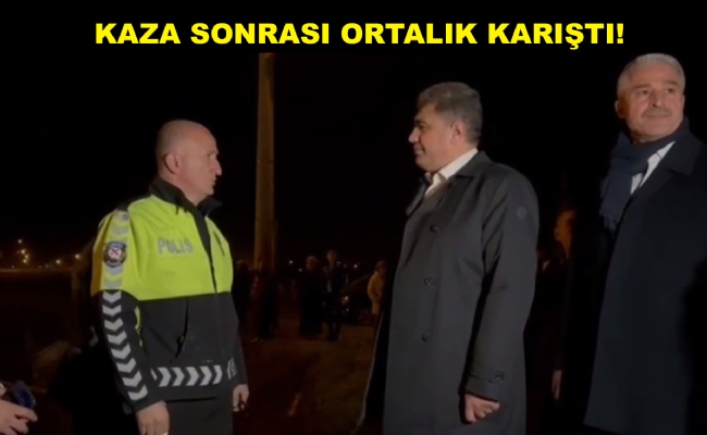 Kaza Sonrası Ortalık Karıştı !