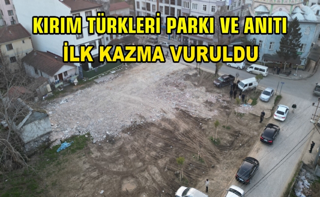 Kırım Park Temel Kazısı Başladı