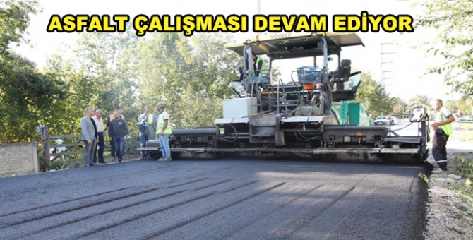 Köylerde Asfalt Çalışmaları Devam Ediyor