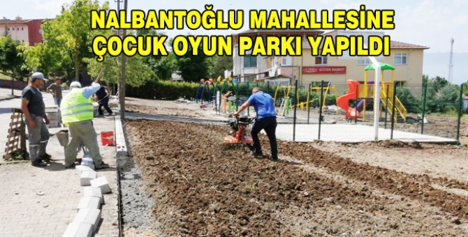 Mahallelere Çocuk Oyun Parkı Yapılıyor
