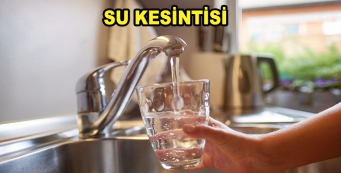 Merkez Mahallelerde Su Kesintisi