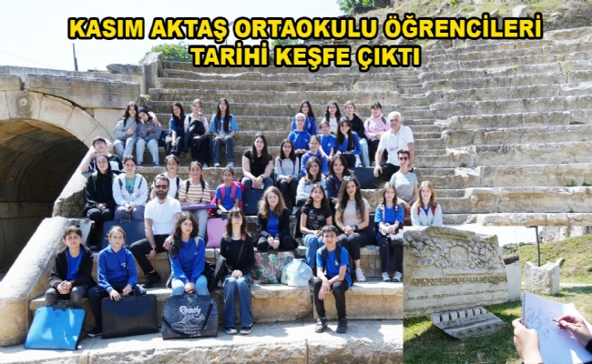 Öğrenciler Antik Tiyatroyu Resmettiler