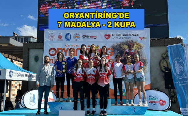 Oryantiring’de 7 Madalya 2 Kupa