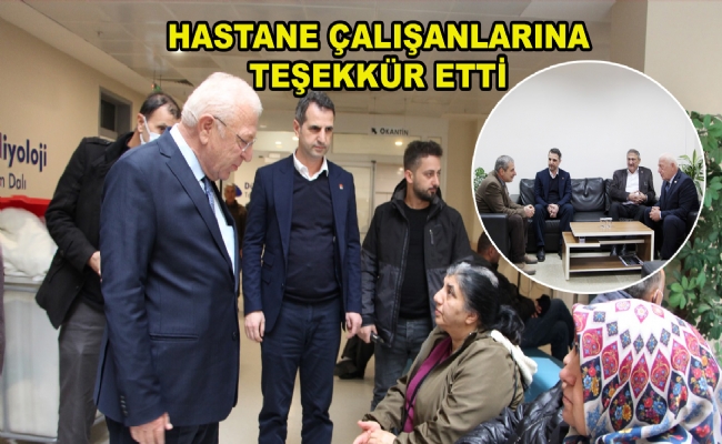 Özcan, Düzce Üniversitesi Hastanesini Ziyaret Etti