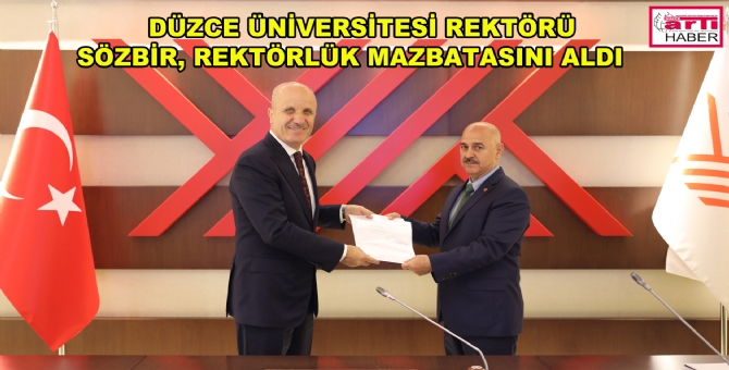 Rektörlük Mazbatasını Aldı