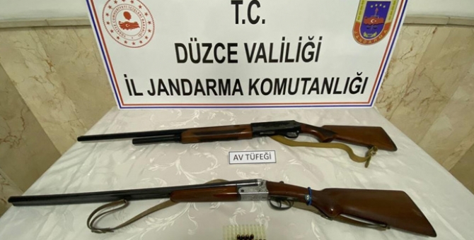 Ruhsatsız Tüfeklere El Koyuldu