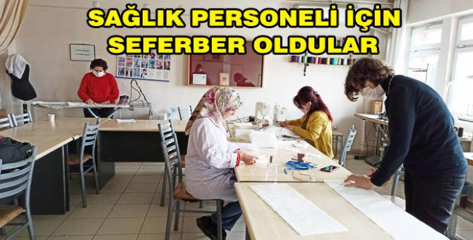 Sağlıkçılar İçin Çalışıyorlar