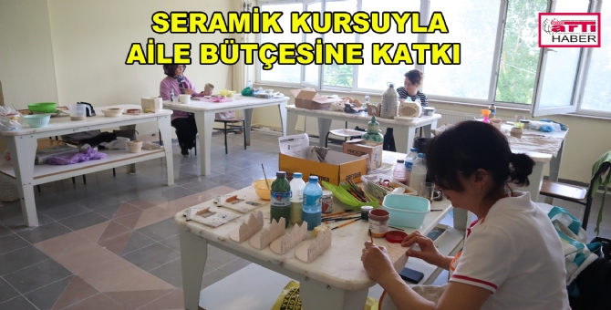 Seramiğin Teknikleri Öğretiliyor
