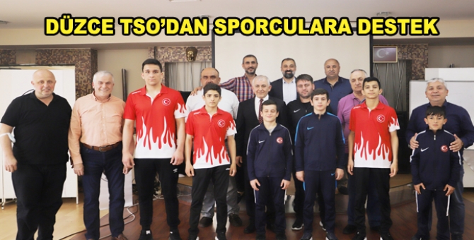 Sporculara Teşekkür Belgesi Verildi