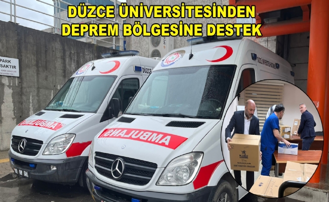 Tıbbi Malzeme Ve Ambulans Desteği