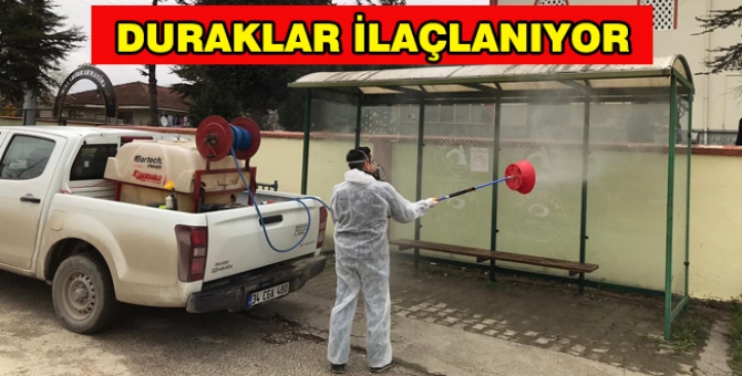 Toplu Taşıma Araçları Ve Duraklar İlaçlanıyor