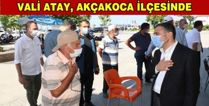 Vali Atay İlçe İlçe Geziyor