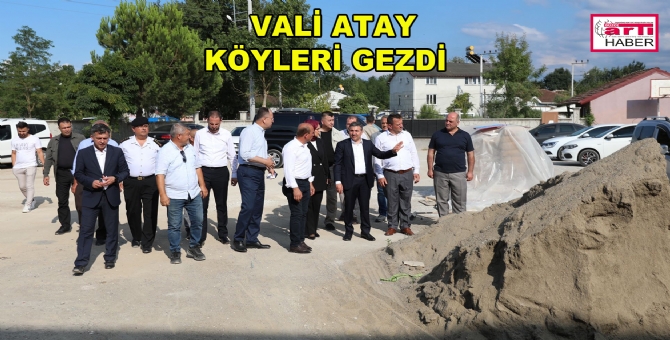 Vali Atay, Vatandaşı Dinledi